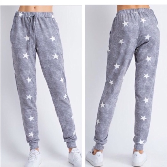 ‼️SALE‼️LAST 1💗⭐️💕French Terry Star Jogger! - Picture 2 of 5